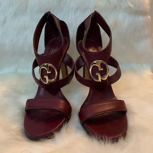 Gucci leather pump